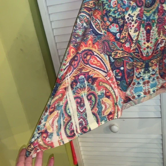 Seventh avenue vintage Paisley tunic Tank Top - Picture 4 of 8